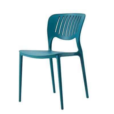 Modern Home Living Room Furniture Stacking PP Plastic Dining Chair for Garden