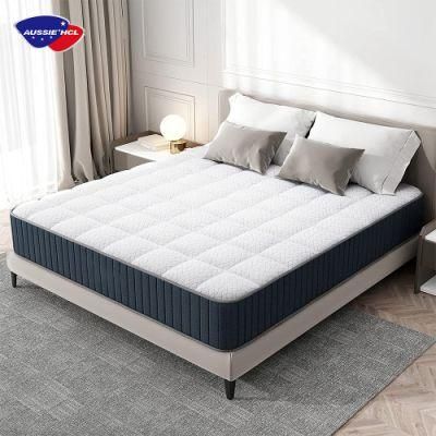 Roll Sleeping Well Aussie King Double Full Inch Gel Memory Foam Spring Mattress in a Box