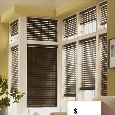 Fashionable 35mm Slats Wooden Venetian Blinds in Factory Price