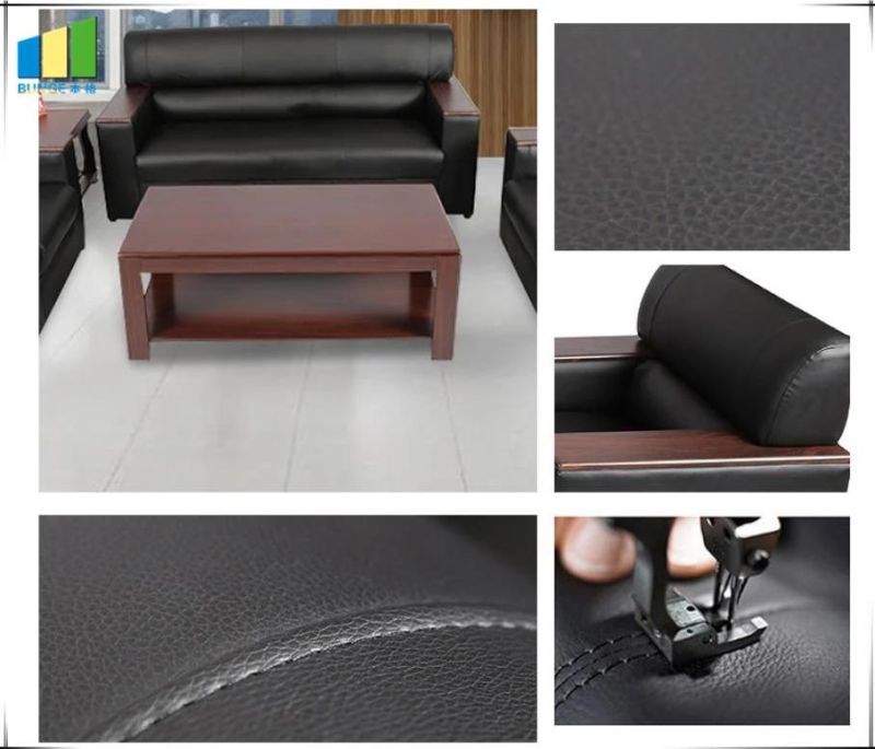 Modern Furniture Ergonomic Office Chair 3 Seater Office Leather Sofa
