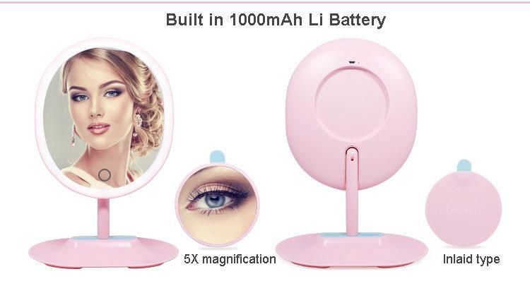 Newest Rechargeable Makeup LED Mirror for Dressing