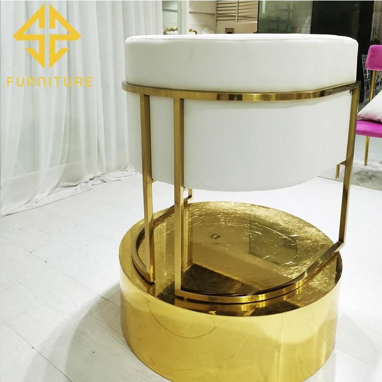 Luxury Stainless Steel Leisure Chair for Dining Room
