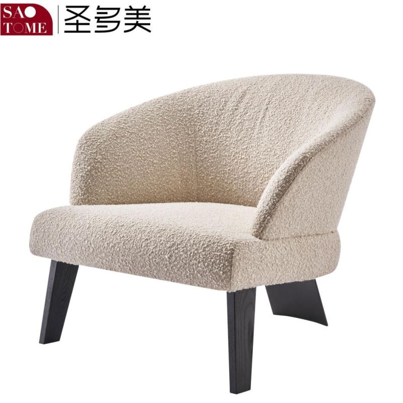 New Lazy Sofa Hotel Family Living Room Leather Leisure Chair