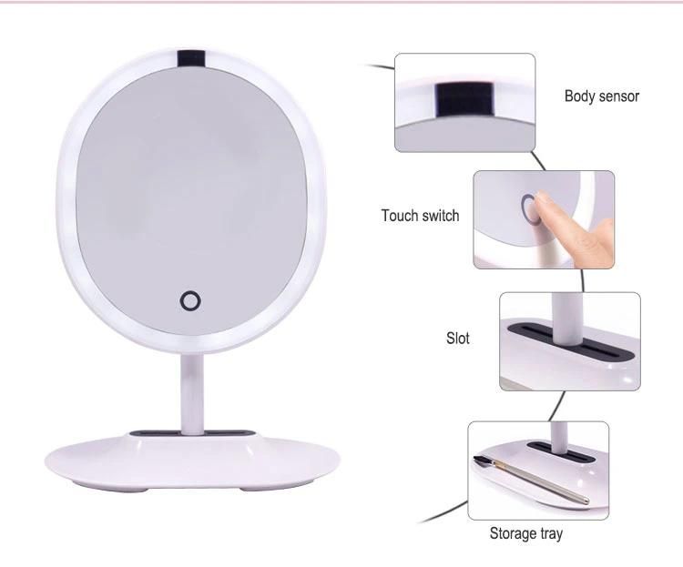 High Quality Portable Vanity Illuminated Makeup Mirror