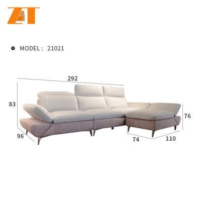 Manufacturer Luxury Classic Home Furniture Sofa Corner Recliner Fabric Sectional Living Room Sofas Set