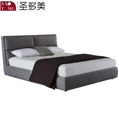 Modern Fabric Home Bedroom Hotel Furniture Sofa 150m Double King Bed