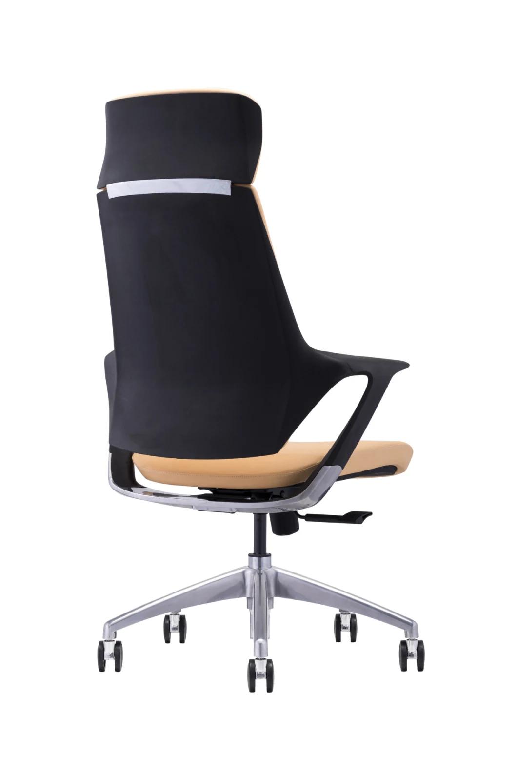 New Design High Back Modern Ergonomic Boss Office Leather Chair