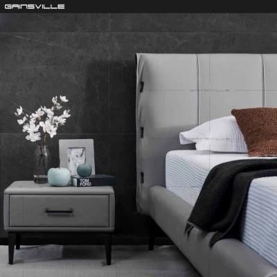 Wholesale Modern Leather Bed Furniture Hot Sale Bedroom Furniture in Middel East