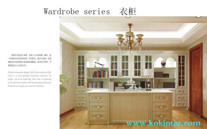 MDF/MFC/Plywood Particle Board Wardrobe Series of Kok002