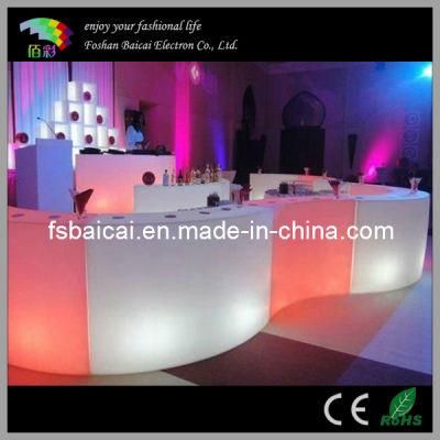 Illuminated Bar Counter Lighted Furniture LED Furniture