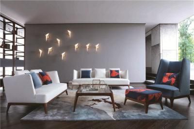 Newest Nordic Moden Design Home Furniture 123 Fabric Sofa Zhida Furniture