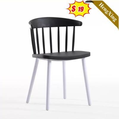 Wholesale Furniture Restaurant Round Back Cafeteria Windsor Plastic Cafe Leisure Chair