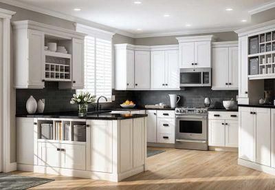 American Style Solid Wood Kitchen Cabinet/ Home Furniture