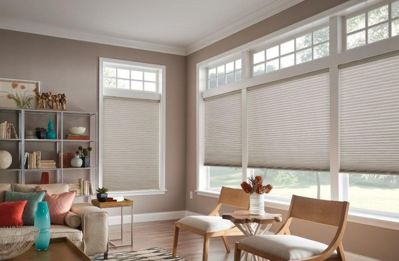 Window Sun Shade Fabric Blackout Honeycomb Blind