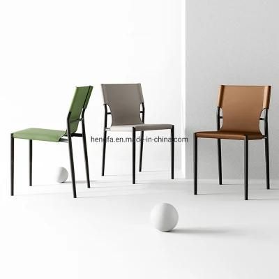 Hot Sale Dining Room Furniture Modern Design Steel Leg Office Reception Chair