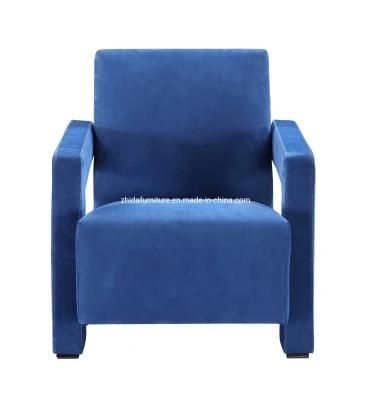 Hotel Leisure Modern Furniture Wooden Fabric Chair for Living Room