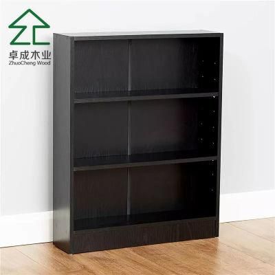 Popular MDF Material Modern Wooden Bookshelf Simple Shelf Bookcase