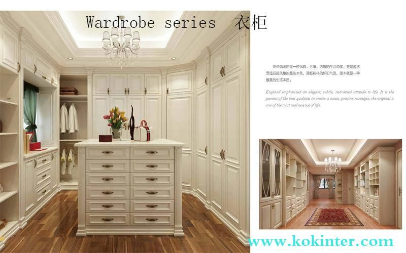 MDF/MFC/Plywood Particle Board Wardrobe Series of Kok012