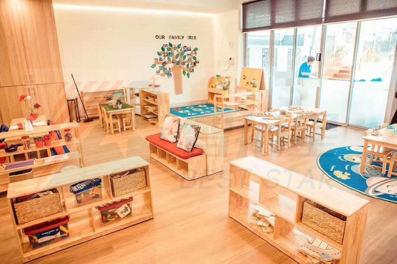 Playroom Furniture Kids Toy Storage Cabinet, Preschool and Kindergarten Child Bookshelf and Bookcase, Wooden Display Cabinet, Living Room Wardrobe Cabinet.