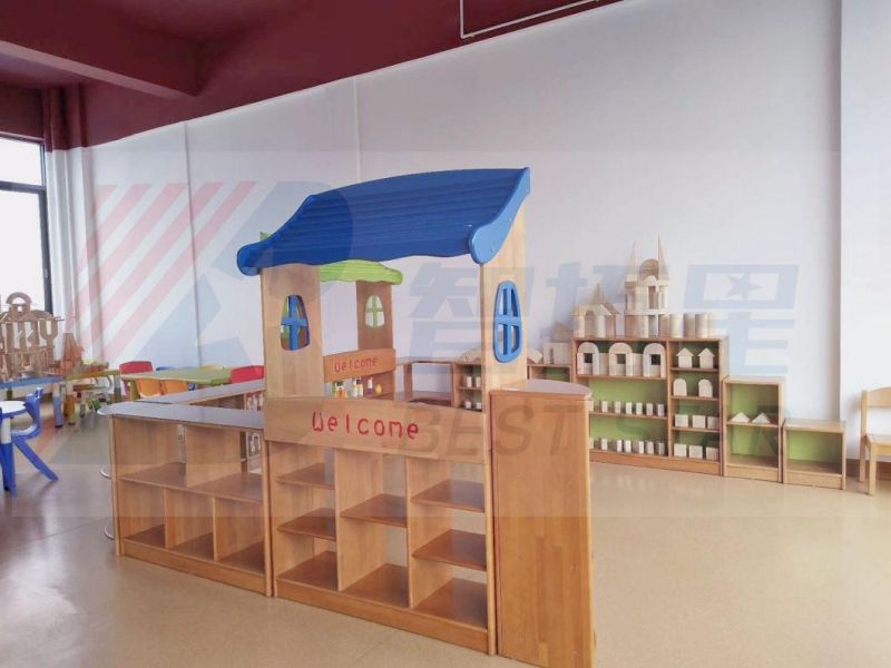 Wooden Nursery and Children Care Center Furniturekids Furniture Table and Chair Sets, modern Kindergarten and Preschool Classroom School Furniture