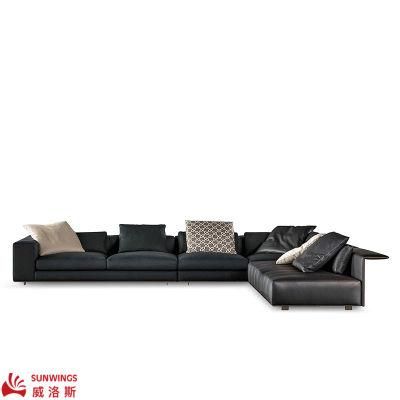 Home Furniture Modern and Simply Unique Design Metal Leg with Fabric Sofa for Hotel