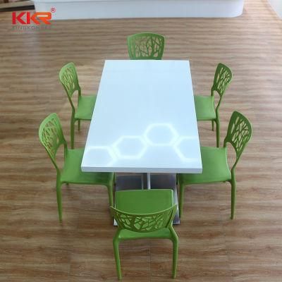 White Coffee Fast Food Restaurant Tables and Chair