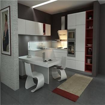 Modern Apartment Modular Furniture Cupboard Kitchen Cabinets for Home