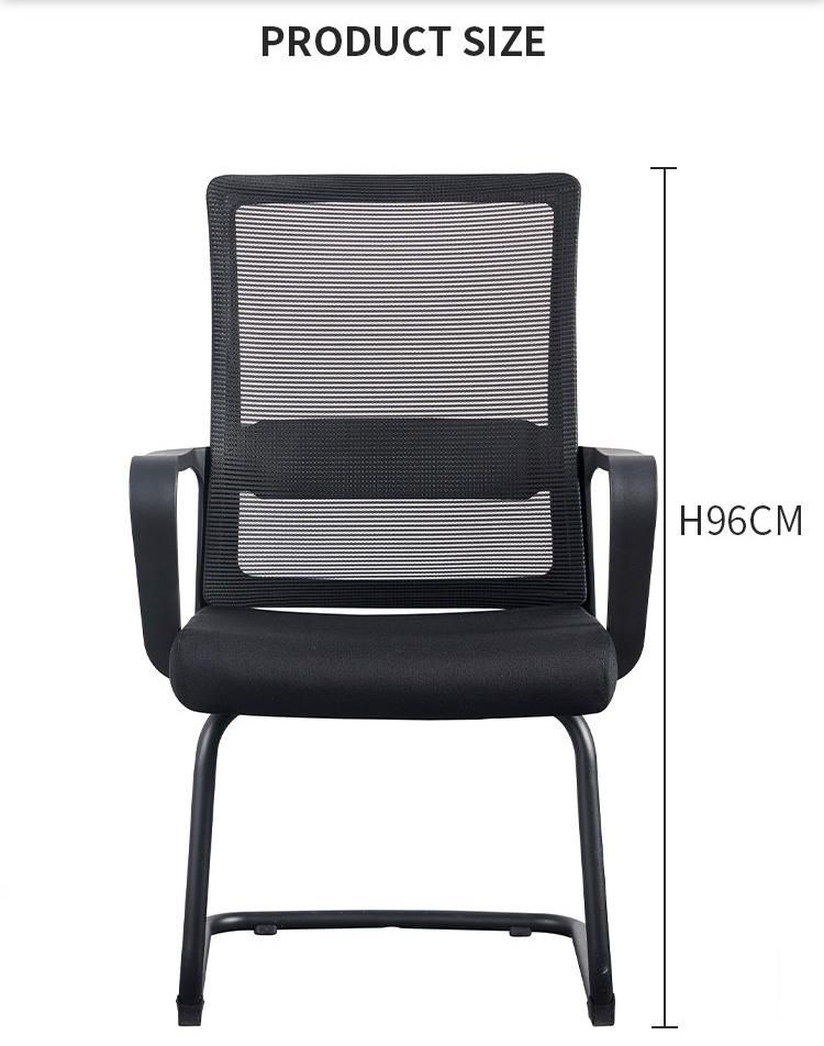 Wholesale Executive Black Workstation Training Mesh PP Plasitc Visitor Chair