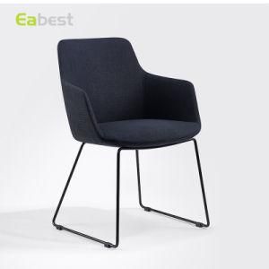 Office Chair Furniture for Meeting Reception Visitor Hotel with Iron Base