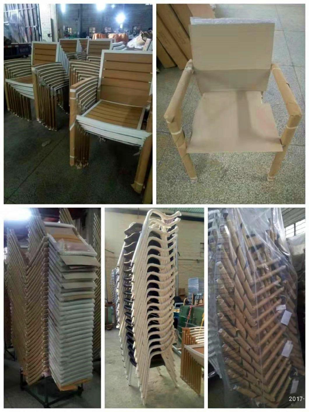Modern Metal Polywood Furniture for Bistro Hotel