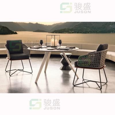 Hot Sale Modern Hotel Furniture Outdoor furniture Patio Dining Table Set Rattan Garden Set Living Room Dining Chair