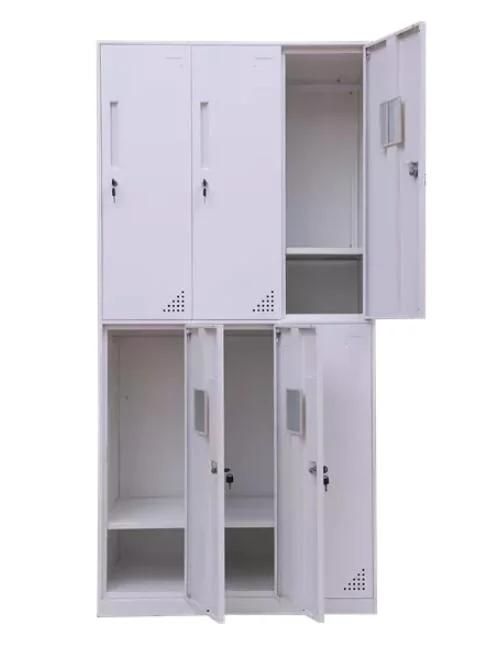 Modern Design Factory Direct Office Furniture with 6 Doors Locker