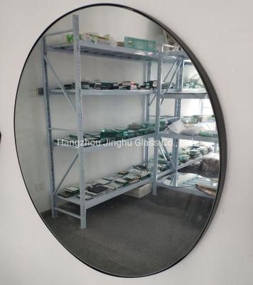 Home Decor Wall Mirror Furniture Black Bathroom Metal Framed Mirror