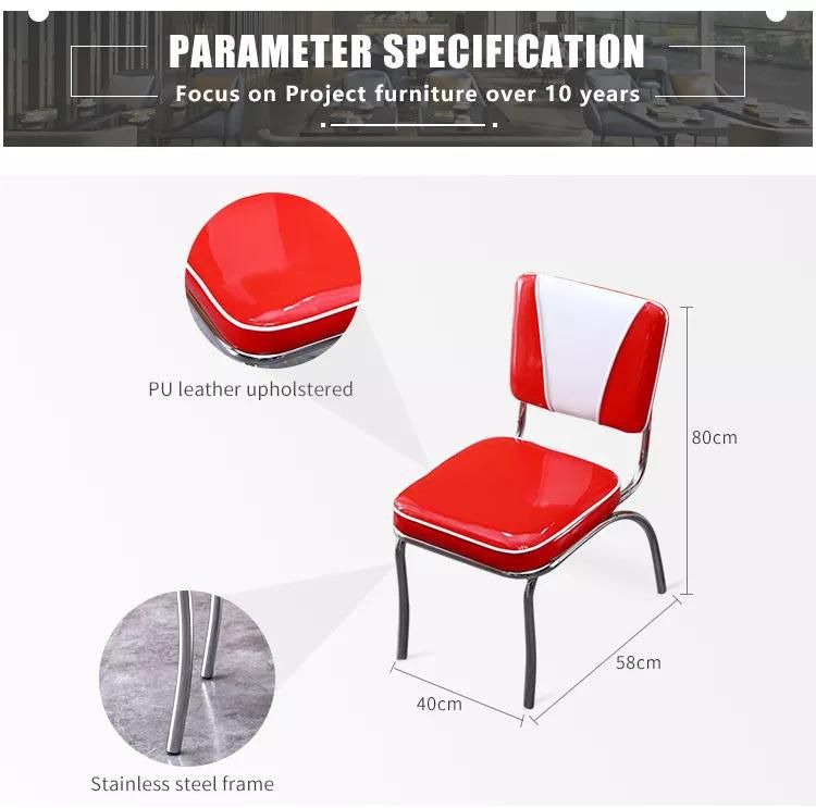 (SP-LC292) Hot Sale Good Design Modern Restaurant Dining Chair Metal Stainless Steel Chair