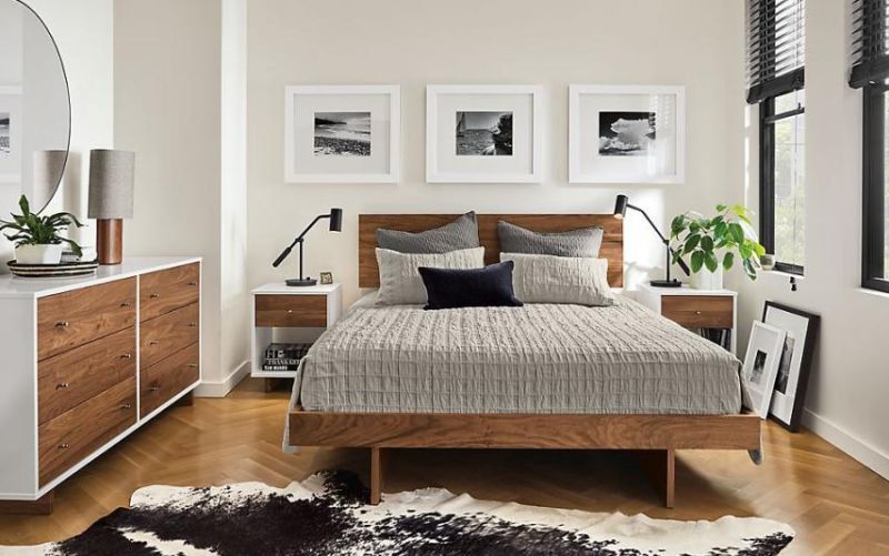 Nova Nordic Modern Style Bedroom Furniture Set Wooden Bedroom Furniture Sets