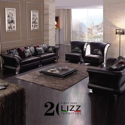 Promotion Wholesale Luxury Home Living Room Furniture Genuine Leather Chesterfield Sofa