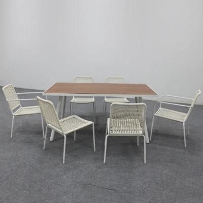 Hot Sale Wood Dining Table and Chairs Modern Outdoor Dining Set &#160;