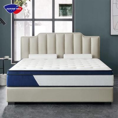 Premium Pressure Relief Hybrid High Density Foam Independent Innerspring Mattress in a Box