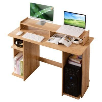 Computer Desk with Storage Shelves - Study Gaming Desk for Small Spaces, Laptop Desk Writing Table for Home Office