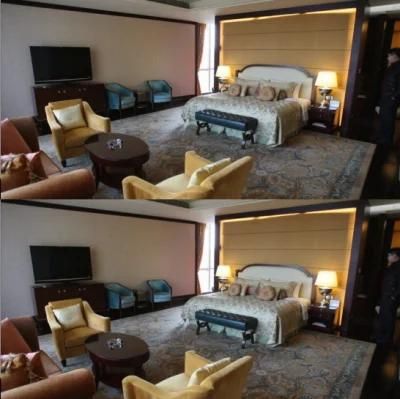 Foshan Factory 5 Star Modern Simple Design Wooden Bedroom Furniture Supplier for Ethiopia Wyndham Hotel Presidential Suites (GLN-0001001)