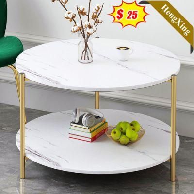 Modern Light Luxury Style Chinese Factory Wholesale Round Sofa Side End Table