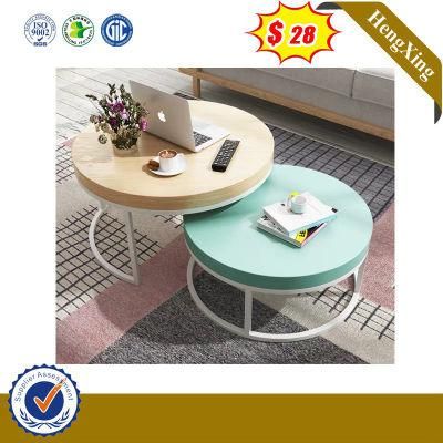 New Design Wooden Round Coffee Table Living Room Furniture (UL-6615)