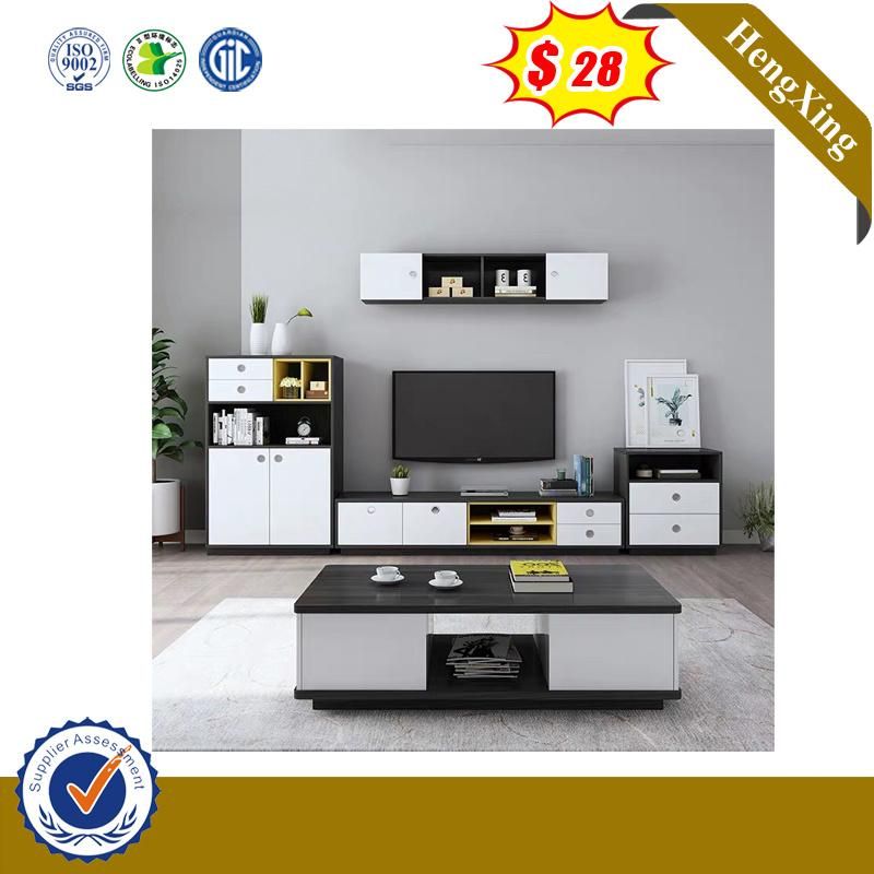 Living Room Furniture Modern Design Wooden Unit Sets TV Stand Cabinet Coffee Table