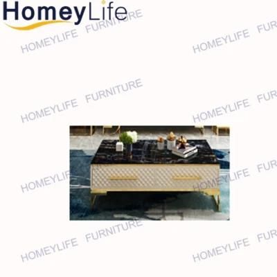 Best Price Factory Direct Double Drawers Modern Coffee Table Tea Table