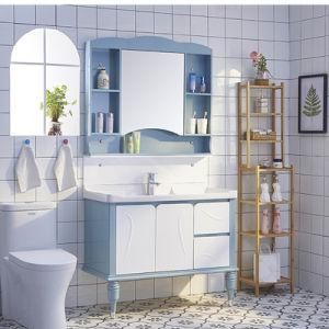 The USA Style Modern Wall Mounted PVC Bathroom Vanity