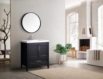 New Modern Furniture Wooden Vanity Basin Cabinet Bathroom Cabinets Standing MDF Manufacture