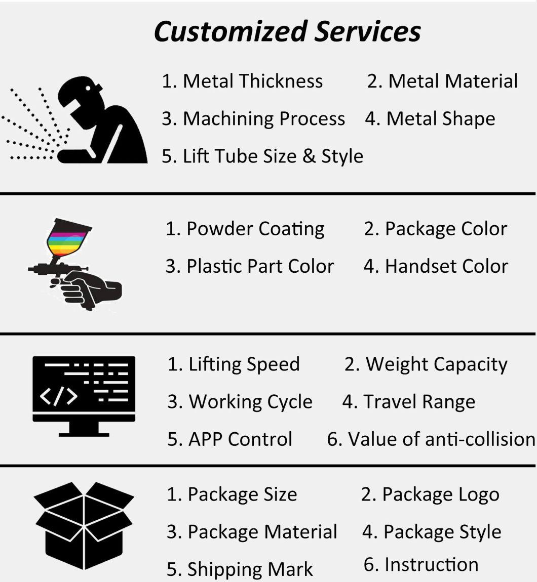 No Retail Manufacturer Cost Ergonomic Standing Desk with Skillful Manufacture