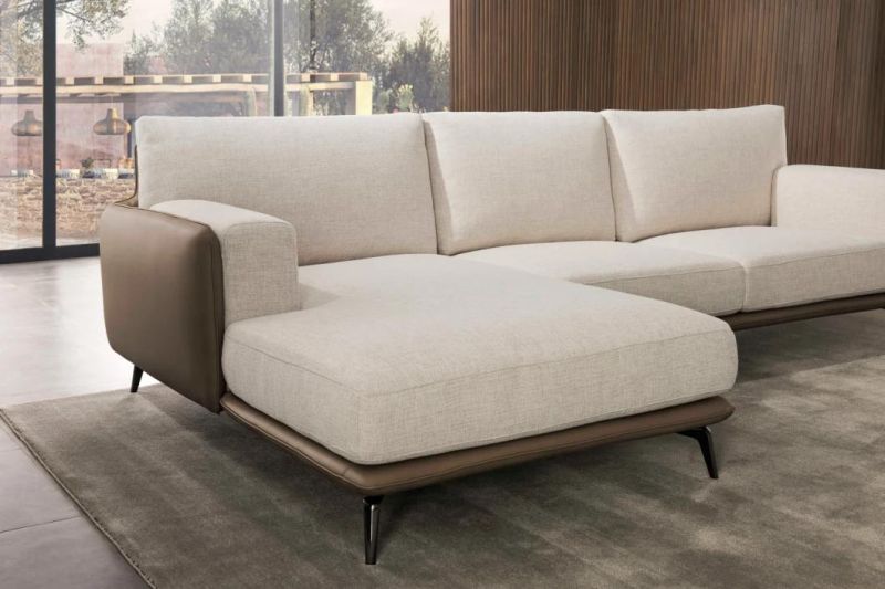 Hot Selling Latest Design Modern Living Room Couch Fabric Corner Sofa GS9023