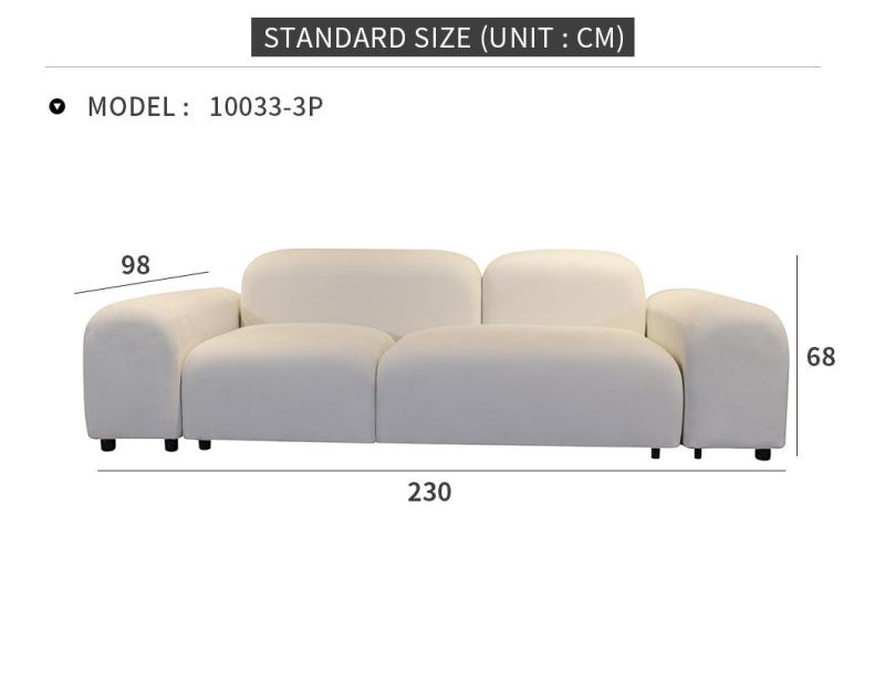 Nordic Style Modern Design Cute Living Room Sofa Set