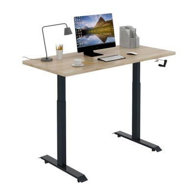 Easy Operation Movable Manual Foldable Height Adjustable Desk